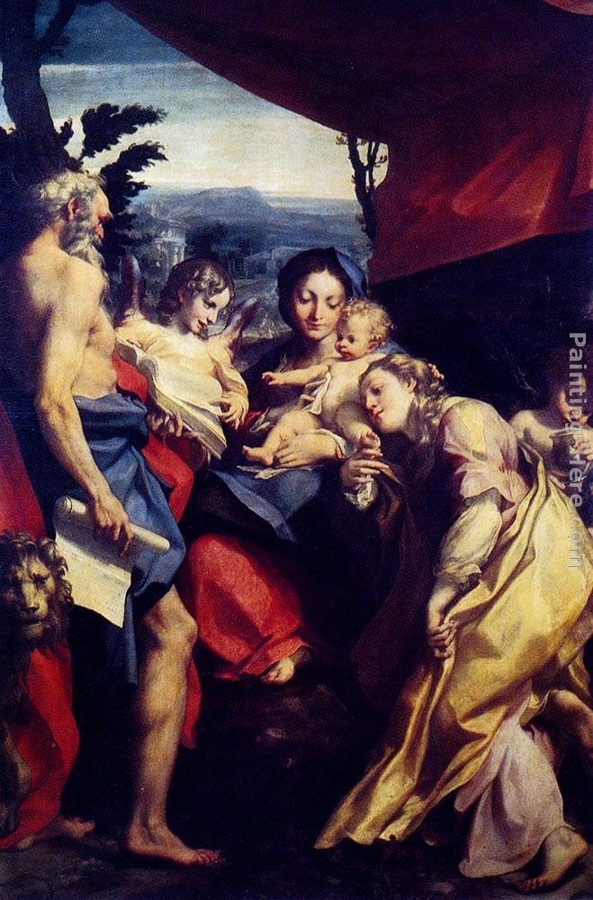 Correggio Madonna Of St. Jerome